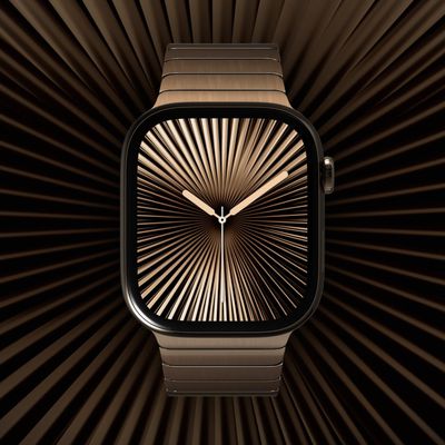 apple watch series 10 gold titanium