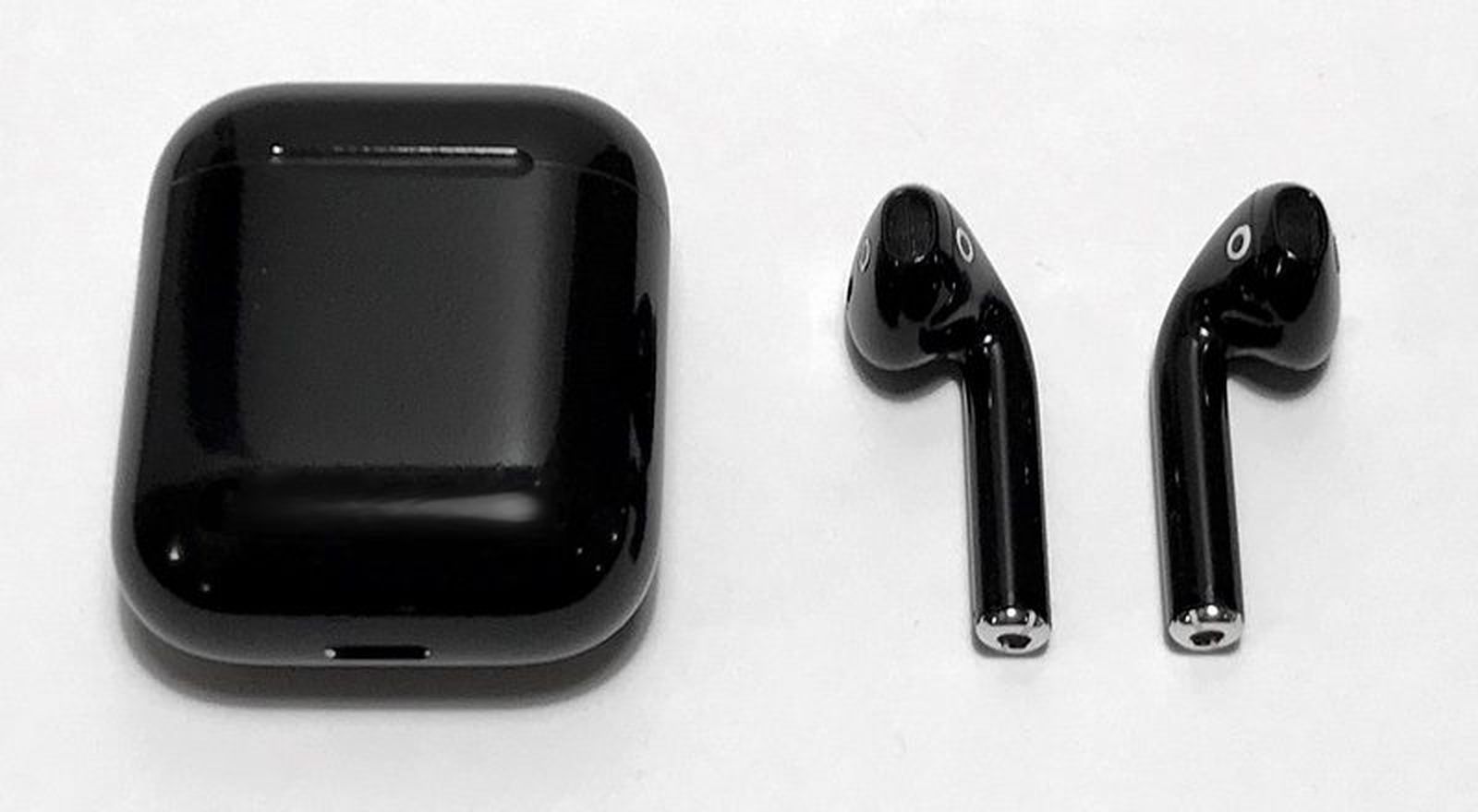 Black discount custom airpods