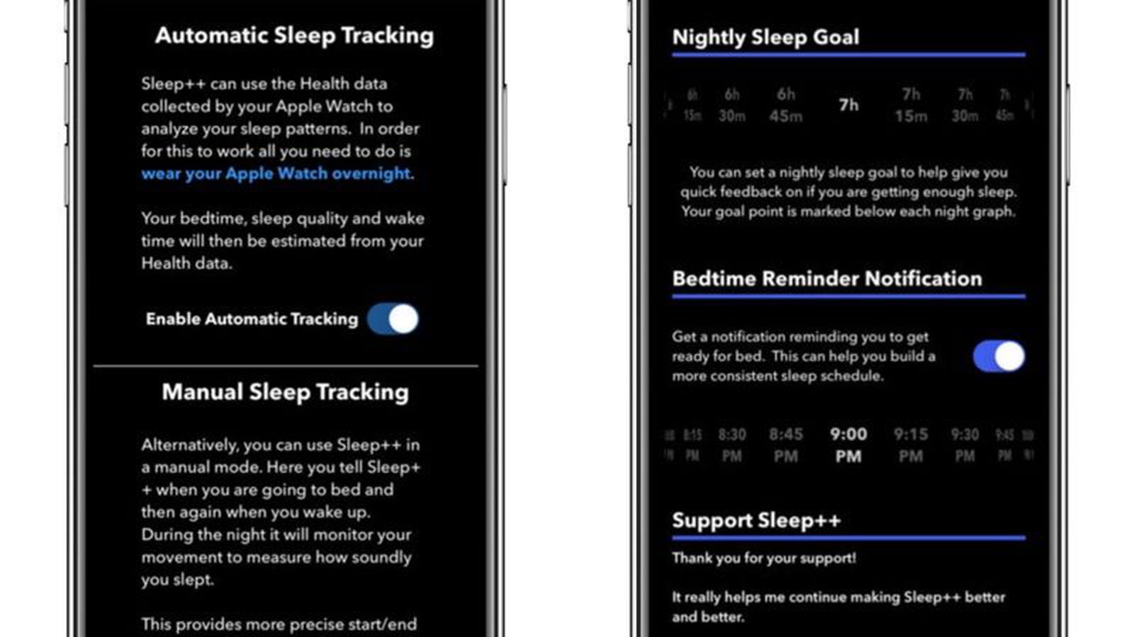 Apple watch automatic online sleep tracking