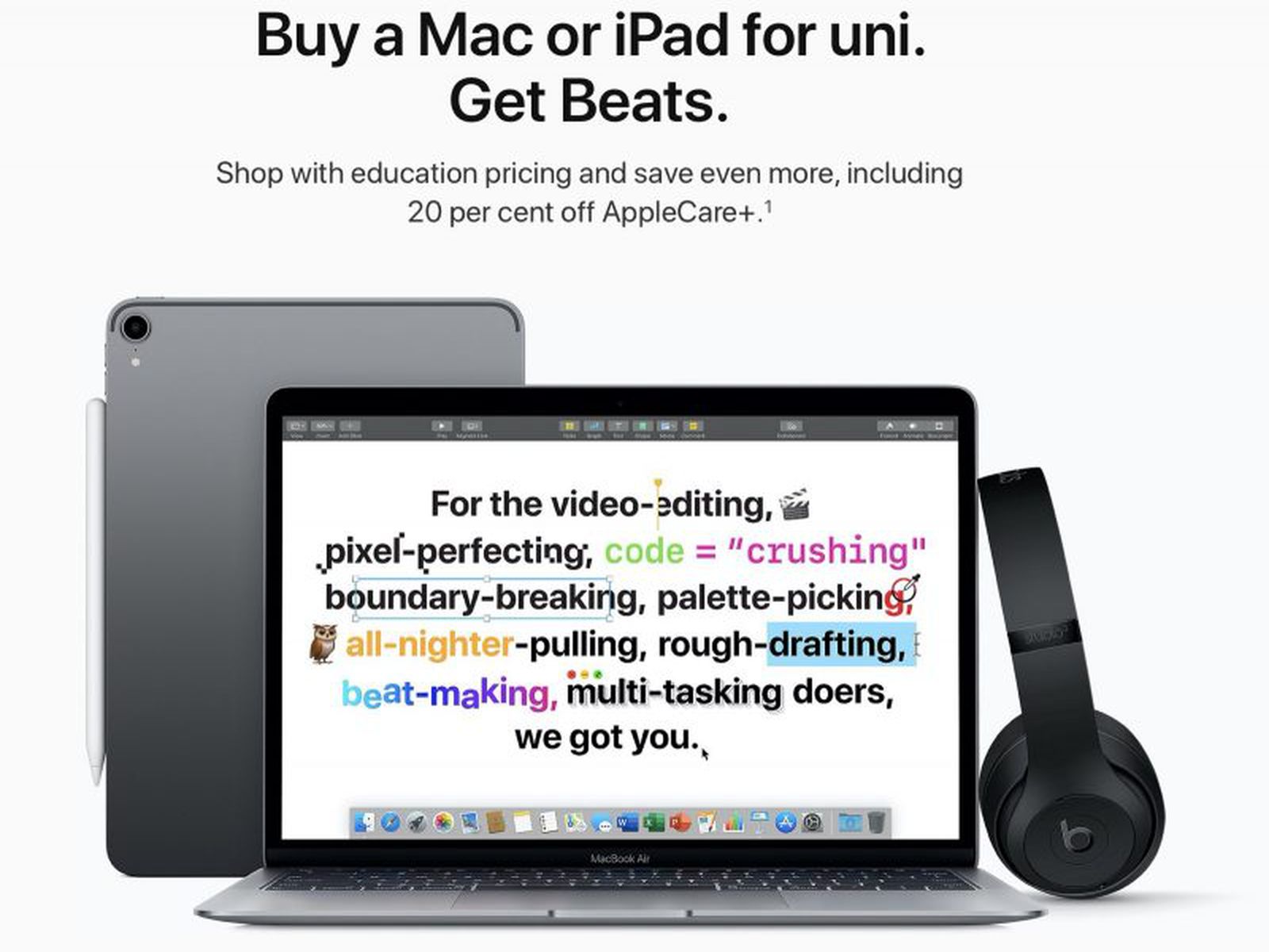 Apple Launches Annual Back to University Promo in Australia New