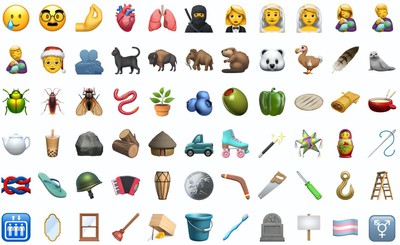 all new emoji in 14.2