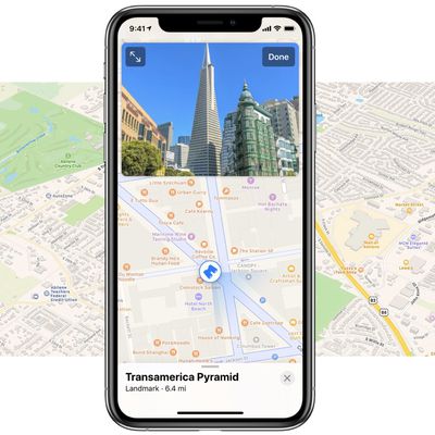 apple maps and look around