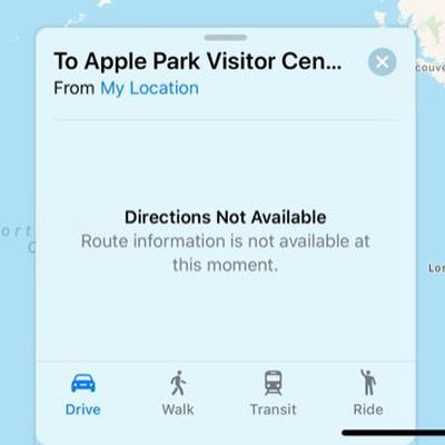 apple maps down