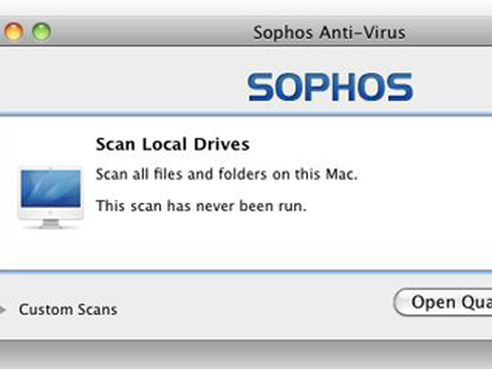 sophos antivirus for mac os x help