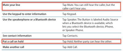 100840 iphone mute hold