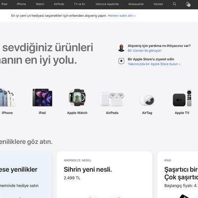 apple turkey store front