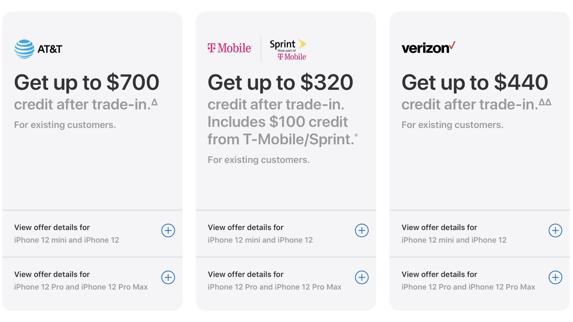 Apple More Prominently Highlighting iPhone Trade-In Deals From Carriers ...