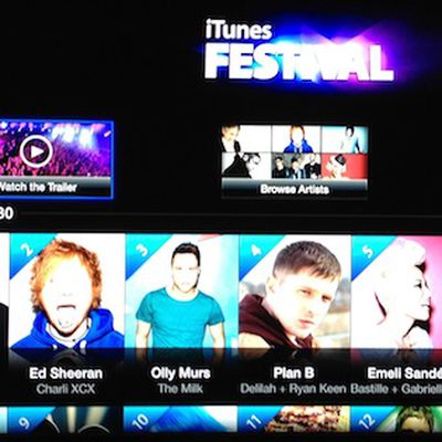 itunes festival 2012 apple tv