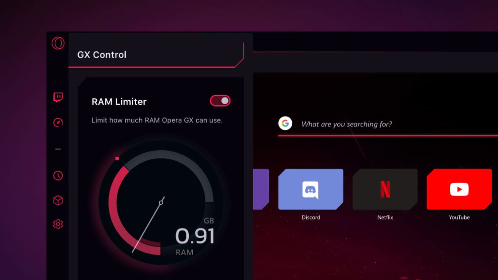 Opera GX is a gaming browser made especially for gamers