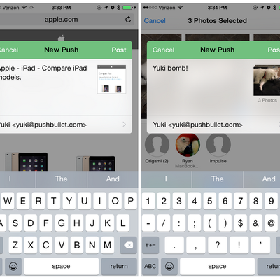 Pushbullet iPhone App