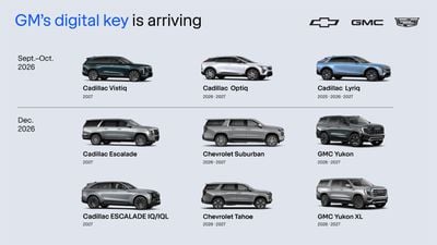 GM Digital Key Rollout