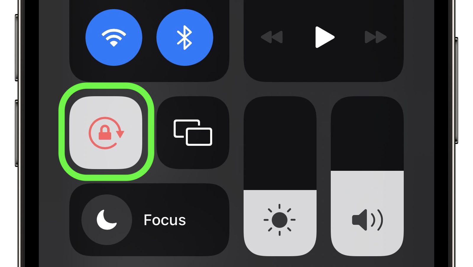 How to Change iPhone Rotation Lock Without Opening Control Center -  MacRumors