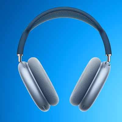 airpods max blue image