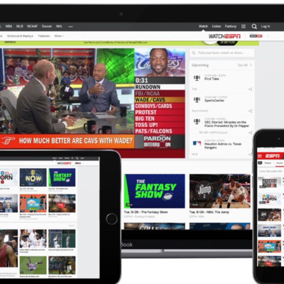 ESPN Player app launches on the iPad