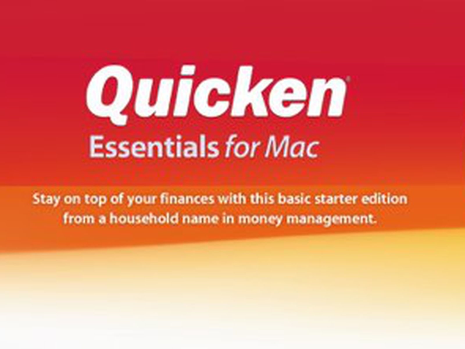 quicken essentials for mac 2010 review