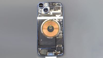 iPhone 14 Modded With Transparent Back Glass Panel to Reveal Internal Parts  - MacRumors