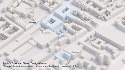 Apple investment in Munich Silicon Design Center map EN - اپل 1 میلیارد یورو برای توسعه مرکز طراحی سیلیکون مونیخ هزینه می کند