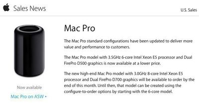 mac pro sales