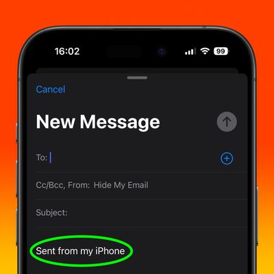 sent from my iphone signature