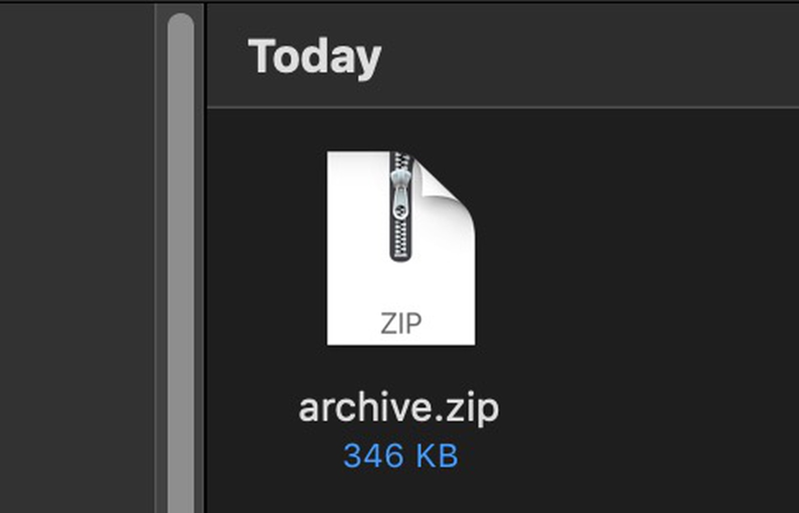 mac how to search for files in a zip