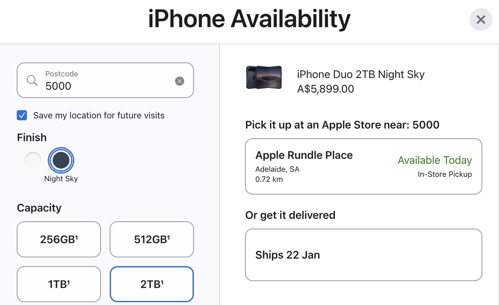Apple Store Pickup for iPhone Duo Starting to Resume But Very Limited