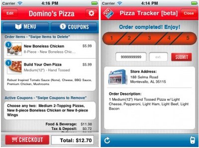 Domino S Pizza App Delivers Pizza Macrumors