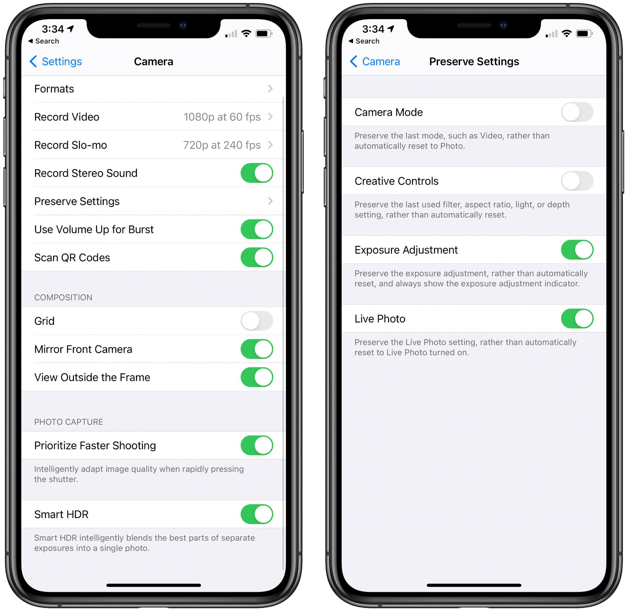 iOS 14 Photos and Camera: QuickTake Shortcut, Photo Captions, Mirrored ...