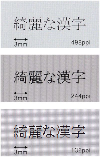 toshiba 498ppi display comparison