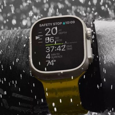 apple watch ultra underwater