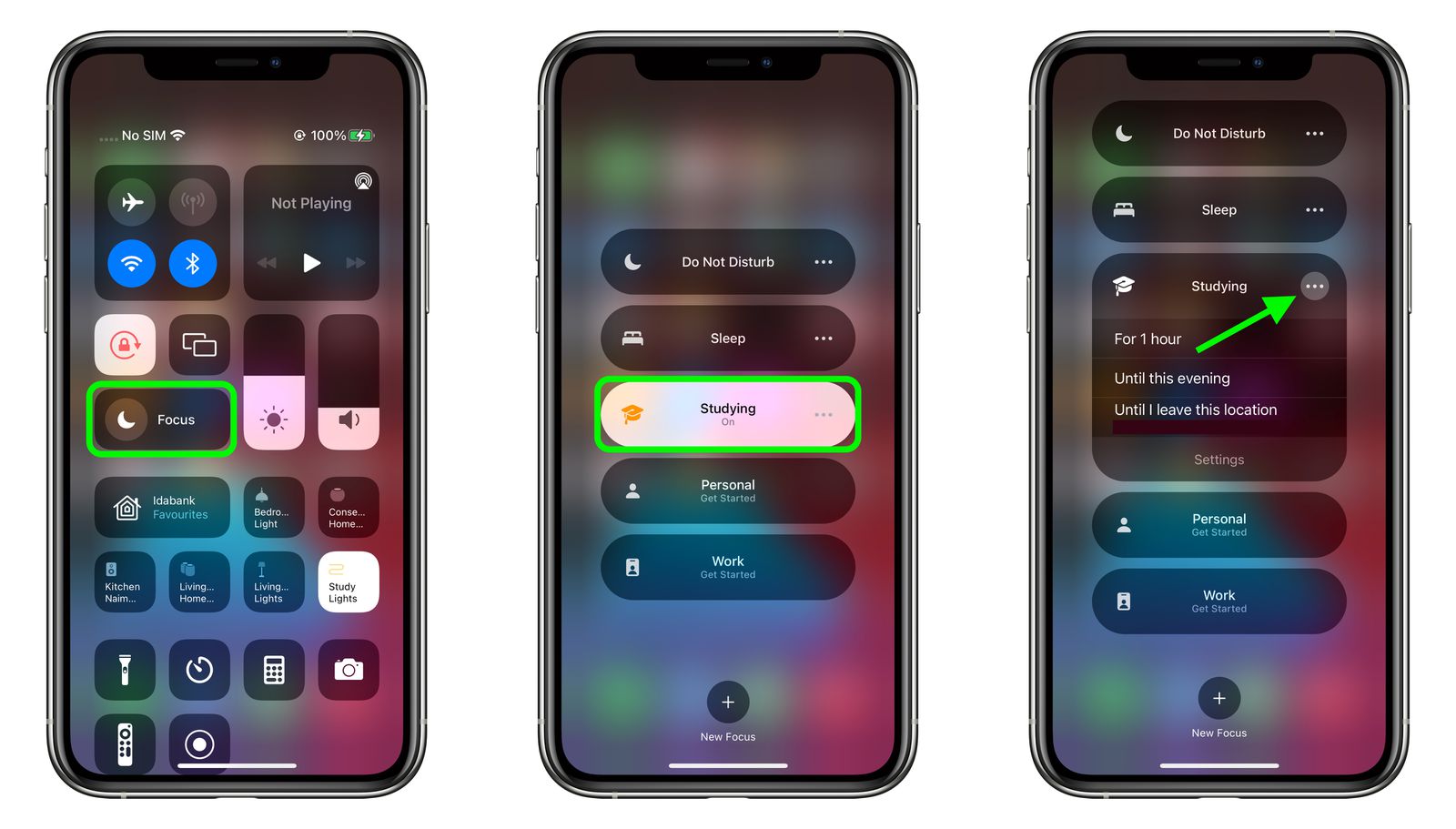 iOS 15: How to Activate a Focus - MacRumors