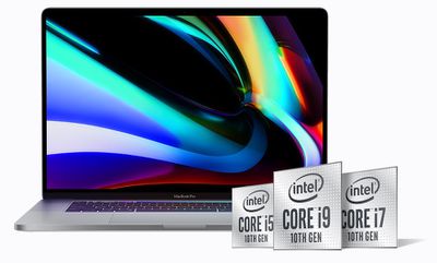 16 inch macbook pro intel 10th gen