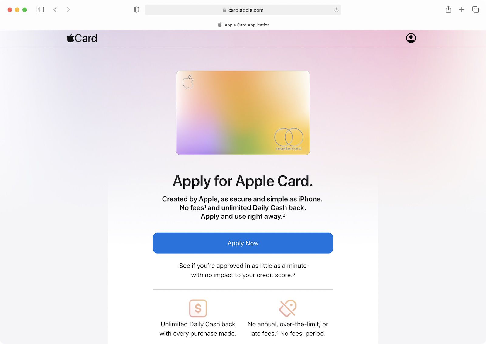 You can now apply for apple card on the web macrumors