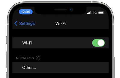 ios wifi settings
