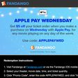 apple pay fandango promotion wednesday