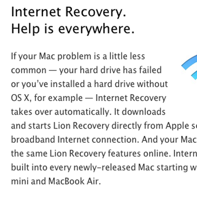 lion internet recovery