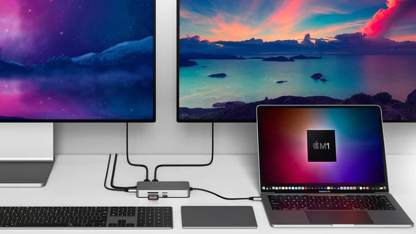 macbook pro multiple monitors dock