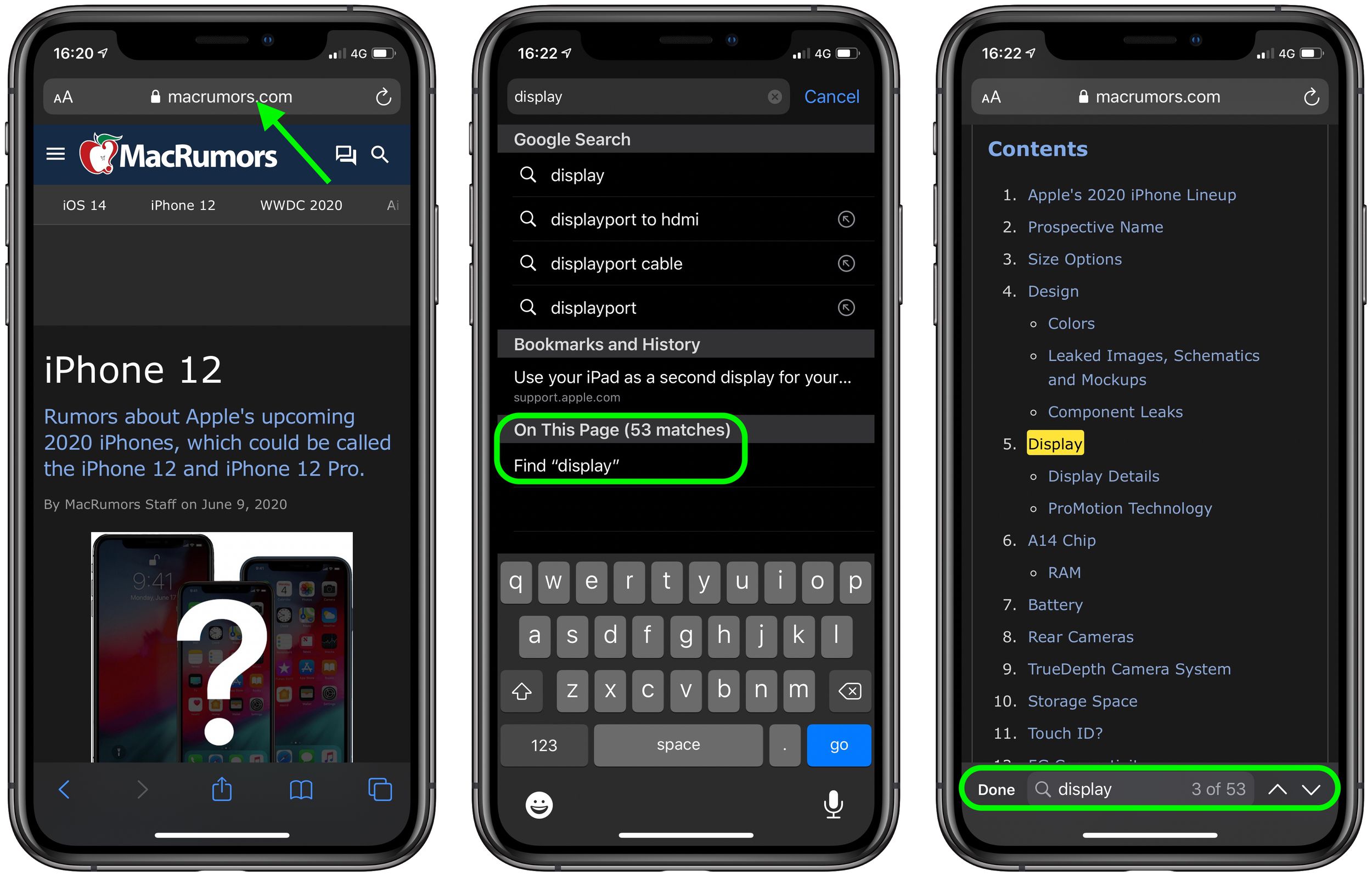 How to Search a Webpage for Specific Text in Safari on iPhone and iPad