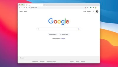 google chrome macos big on