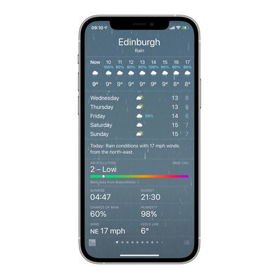 AQI weather app