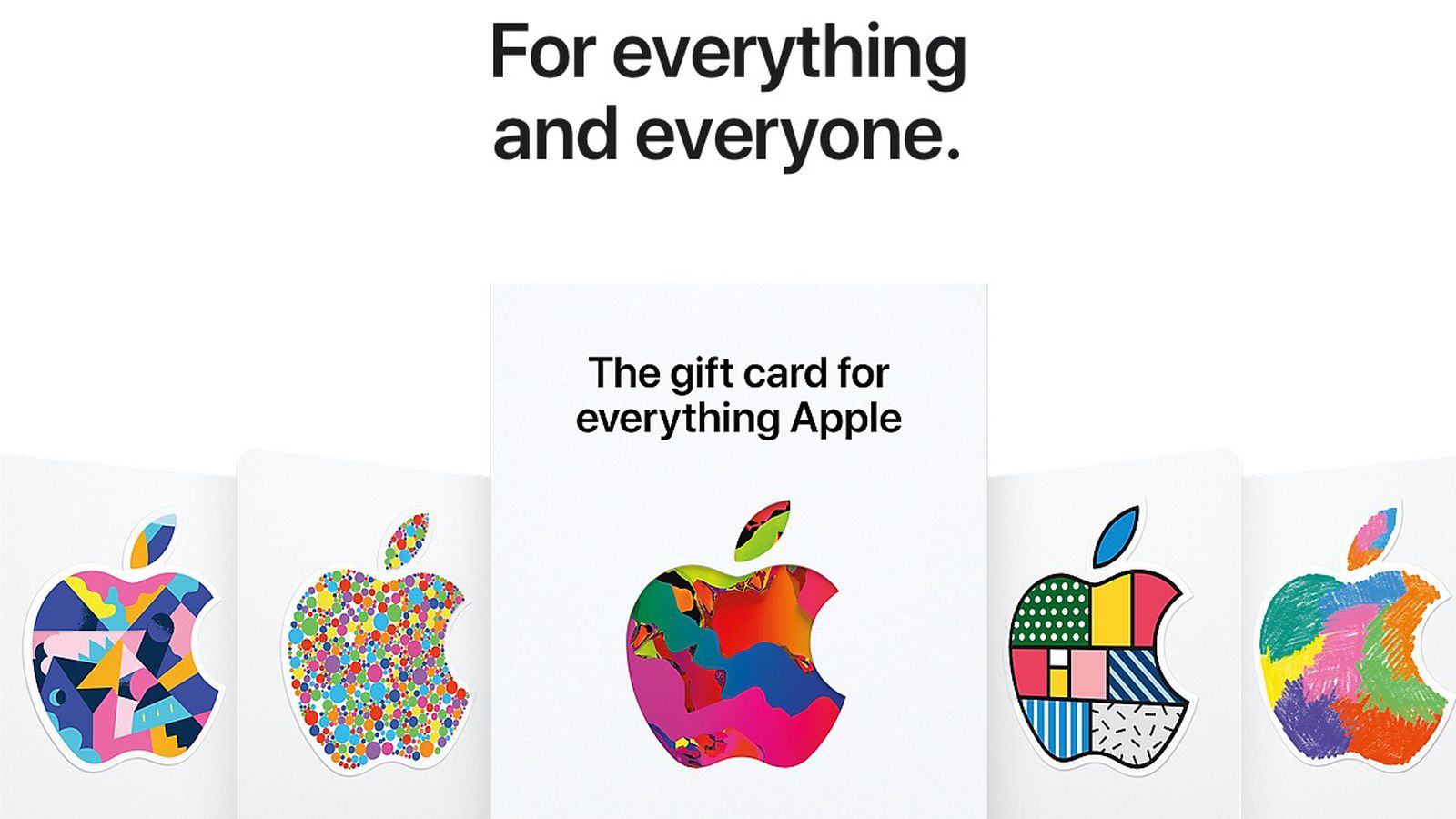 New Gift Card for Apple' -