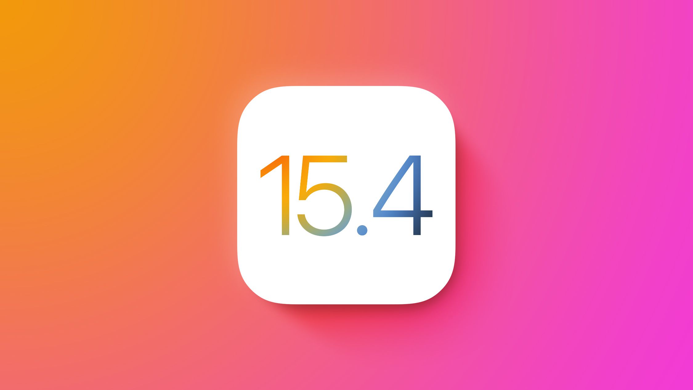 Apple Seeds Fifth Betas of iOS 15.4 and iPadOS 15.4 to Developers