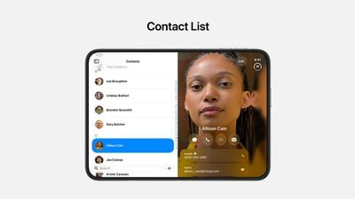 contacts app dual view