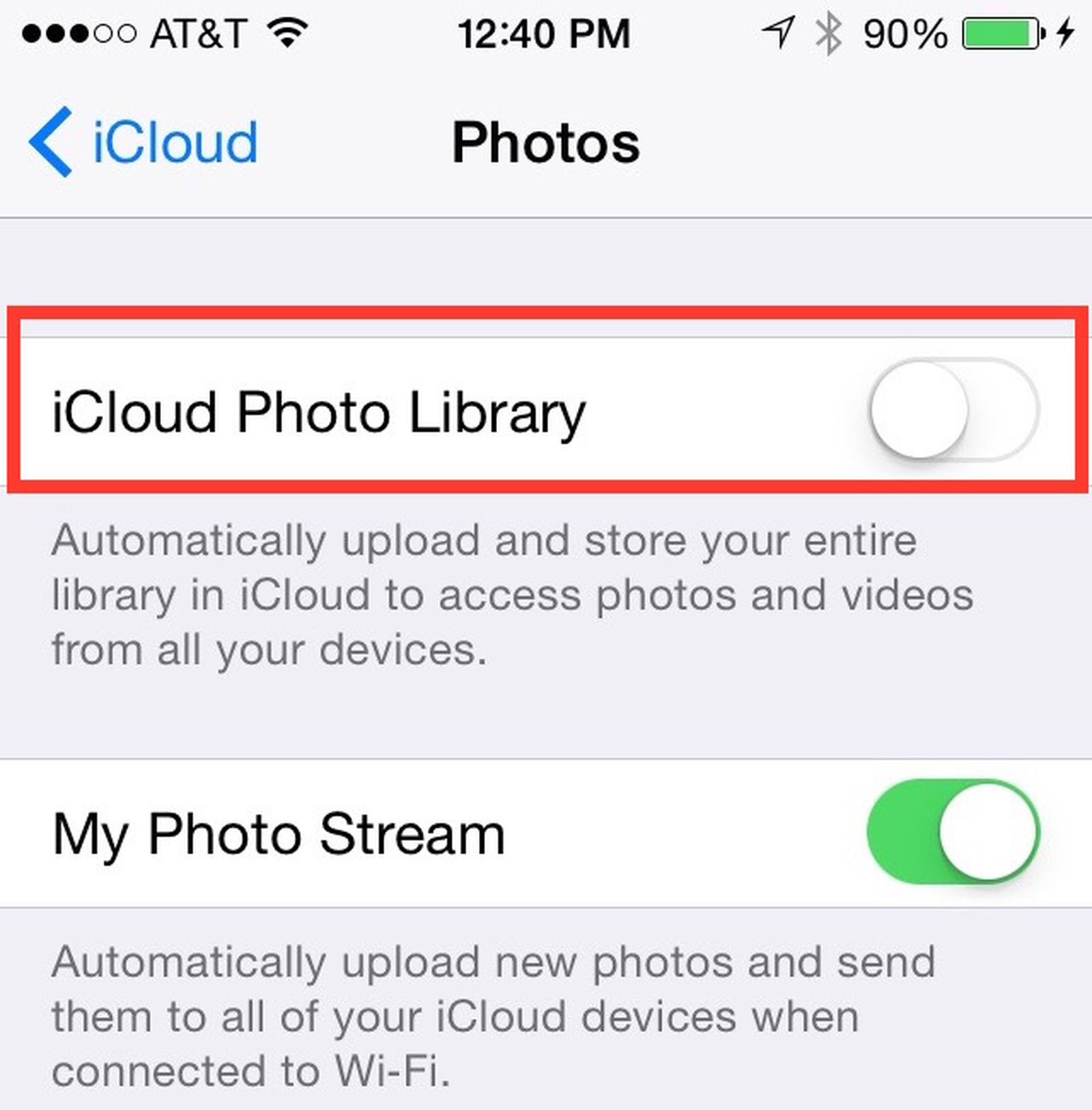 Icloud Photo Library Photos Mac 10.13.6