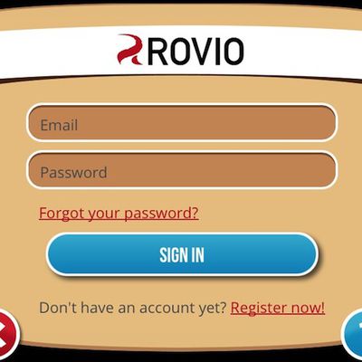 rovio account