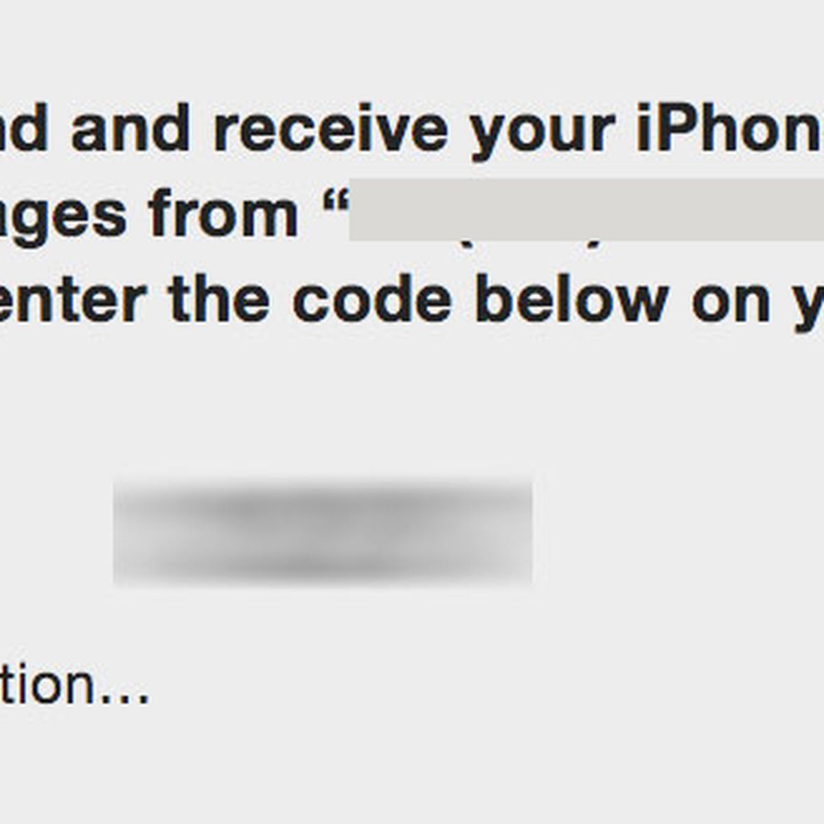 mac text message forwarding no code