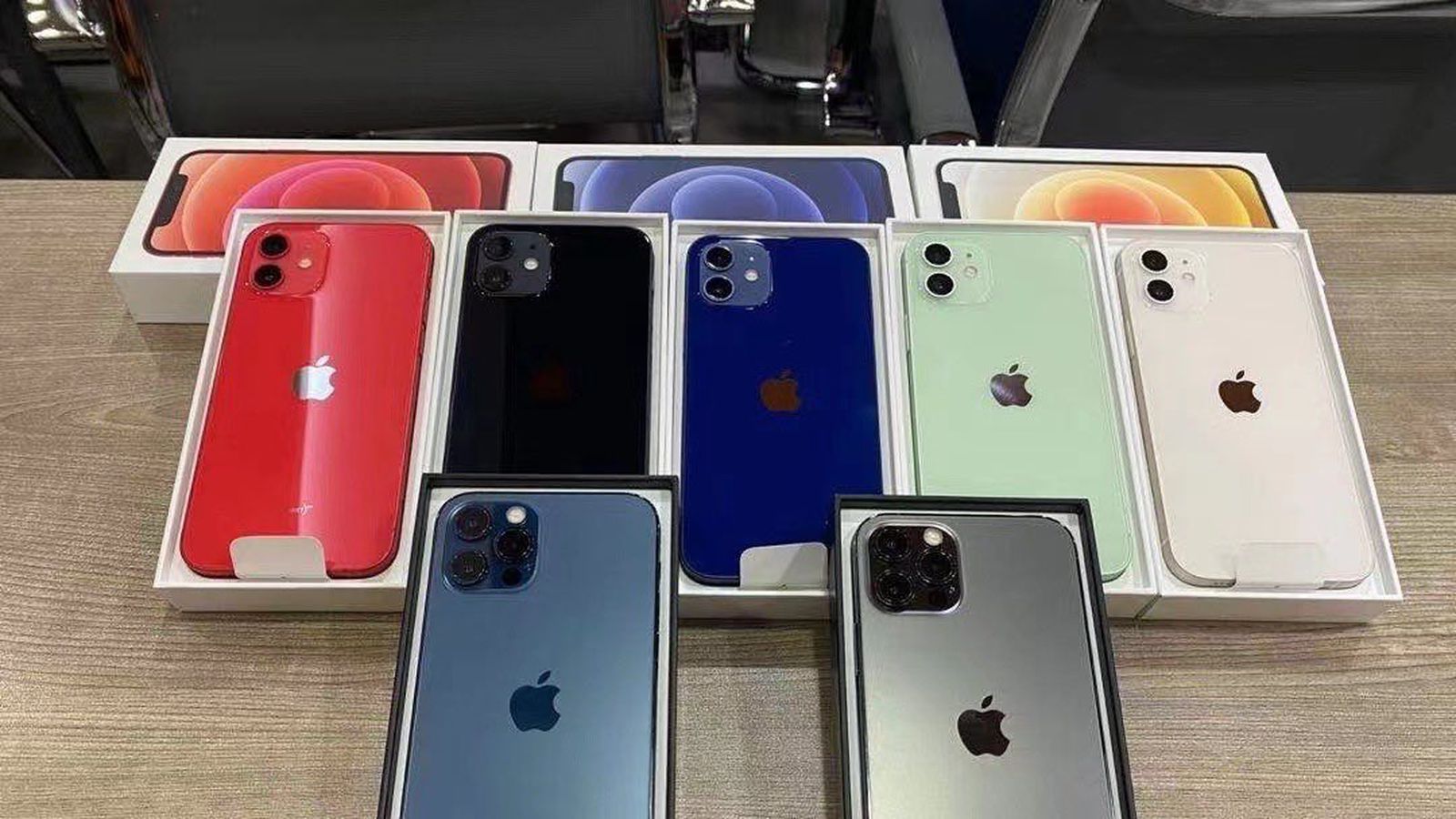 New Photos Offer Better Look At Iphone 12 Color Options Macrumors