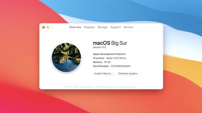 macos big sur version 11