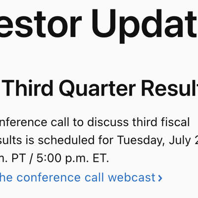 apple q3 earnings call