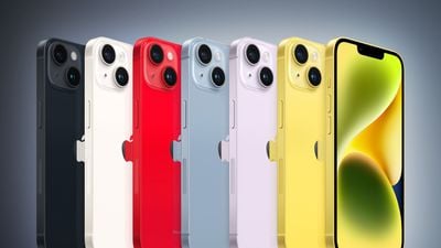 Apple iPhone 14 color lineup feature