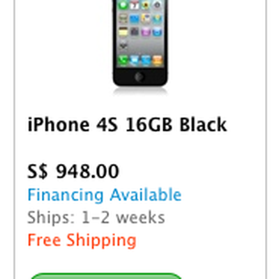 iphone 4s preorder singapore